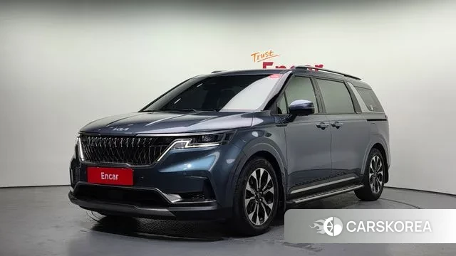 Kia Carnival 4th generation 2023 Небесно-голубой из Кореи