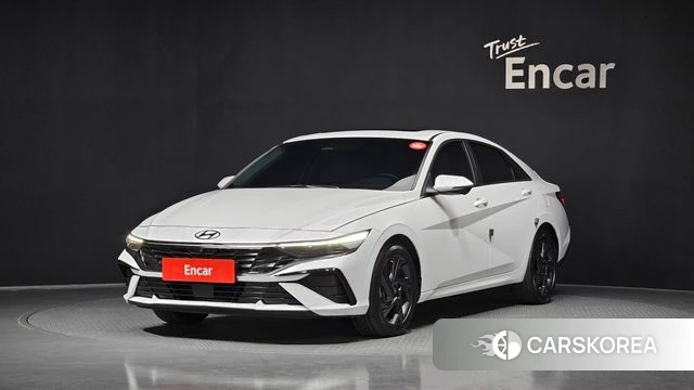 Hyundai The New Avante (CN7) 2023 Белый из Кореи