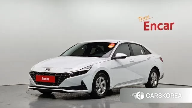 Hyundai Avante (CN7) 2022 Белый из Кореи