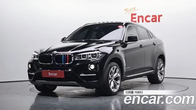 BMW X6 (F16) 2018 Черный из Кореи