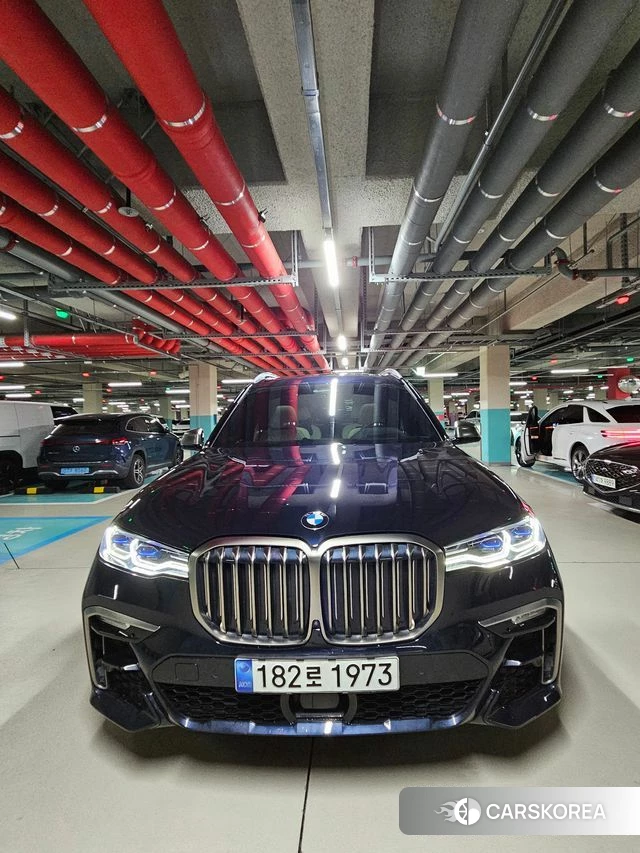 BMW X7 (G07) 2021 Синий из Кореи