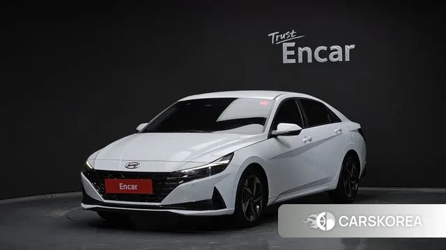 Hyundai Avante (CN7) 2020 Белый из Кореи