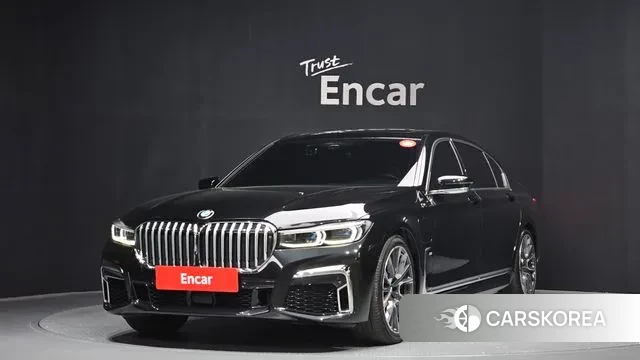 BMW 7 Series (G11) 2021 Черный из Кореи
