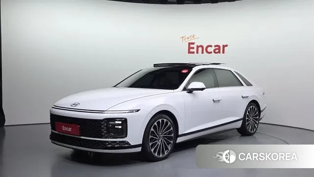 Hyundai Grandeur Hybrid (GN7) 2023 Белый из Кореи