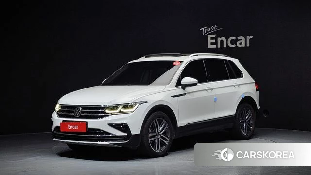 Volkswagen Tiguan second Generation 2023 Белый из Кореи