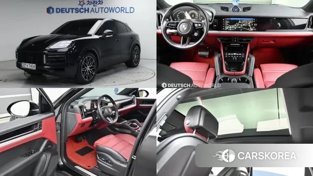 Porsche Cayenne (PO536) 2023 Черный из Кореи