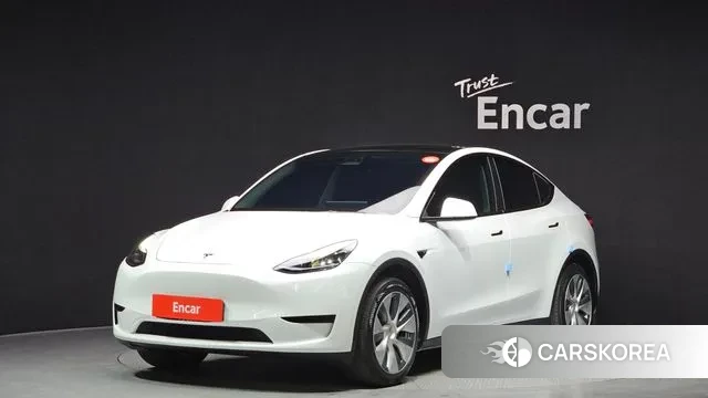 Tesla Model Y 2023 Белый из Кореи