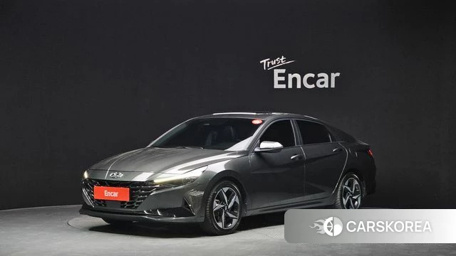 Hyundai Avante Hybrid (CN7) 2021 Серый из Кореи