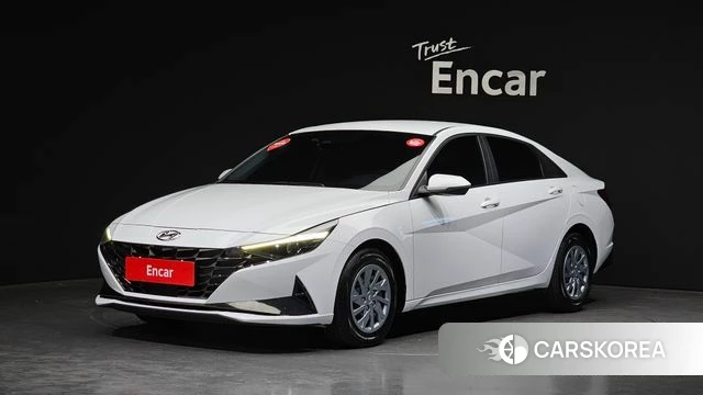 Hyundai Avante (CN7) 2020 Белый из Кореи