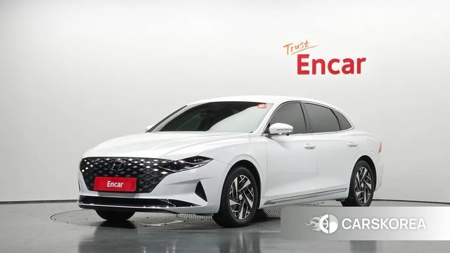 Hyundai The New Grandeur IG Hybrid 2021 Белый из Кореи