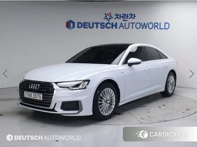 Audi A6 (C8) 2020 Белый из Кореи