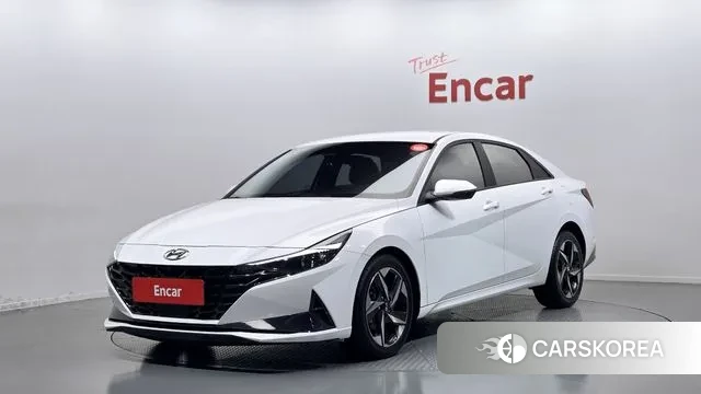 Hyundai Avante (CN7) 2022 Белый из Кореи
