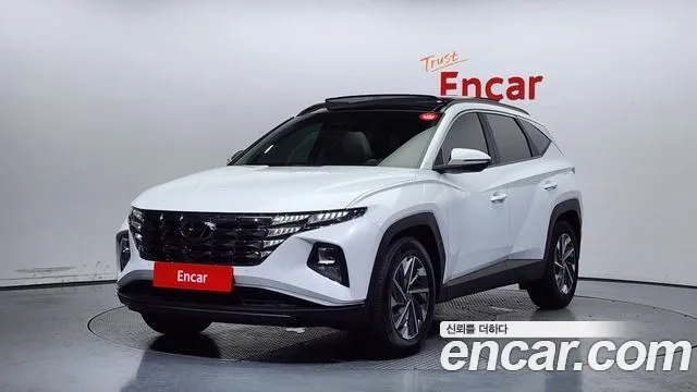 Hyundai Tucson Hybrid (NX4) 2021 Белый из Кореи