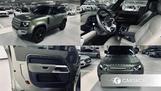 Land Rover Defender (L663) 2021 Светло-зеленый из Кореи