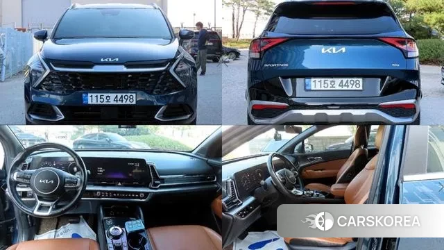 Kia Sportage 5th Generation 2021 Синий из Кореи