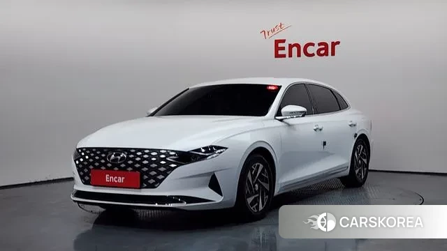 Hyundai The New Grandeur IG Hybrid 2021 Белый из Кореи