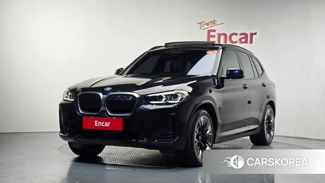 BMW iX3 2022 Черный из Кореи