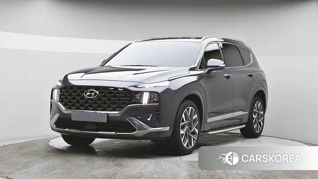 Hyundai The New Santa Fe 2022 Серый из Кореи