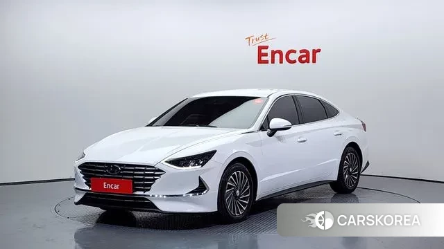 Hyundai Sonata Hybrid (DN8) 2023 Белый из Кореи