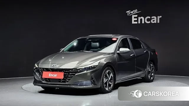 Hyundai Avante Hybrid (CN7) 2020 Серый из Кореи