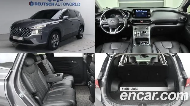 Hyundai The New Santa Fe 2021 Серый из Кореи