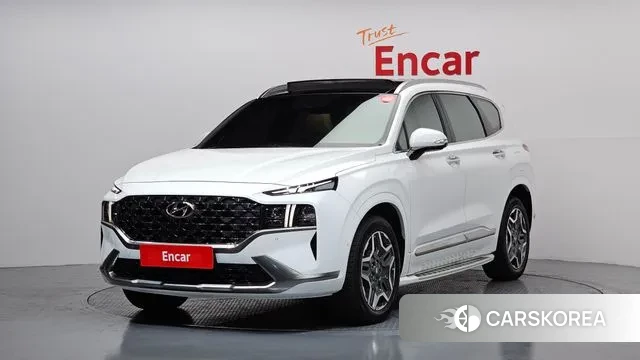 Hyundai The New Santa Fe 2022 Белый из Кореи