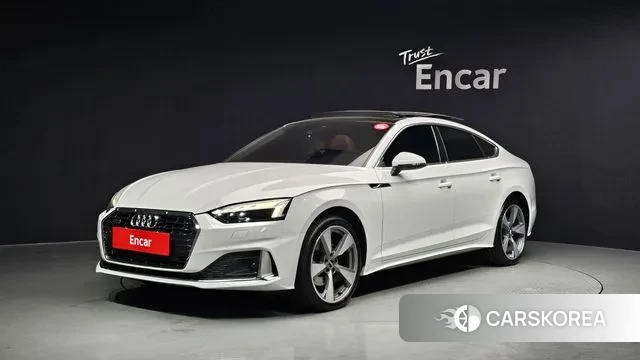 Audi A5 (F5) 2021 Белый из Кореи