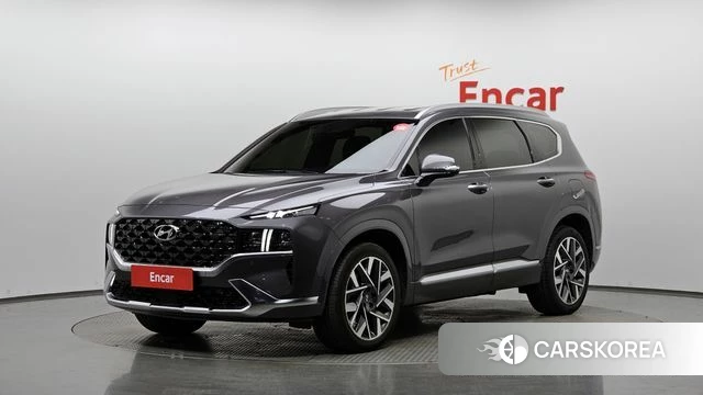 Hyundai The New Santa Fe 2021 Серый из Кореи