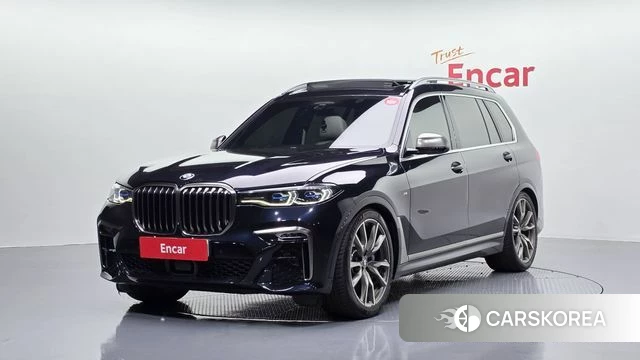 BMW X7 (G07) 2021 Черный из Кореи