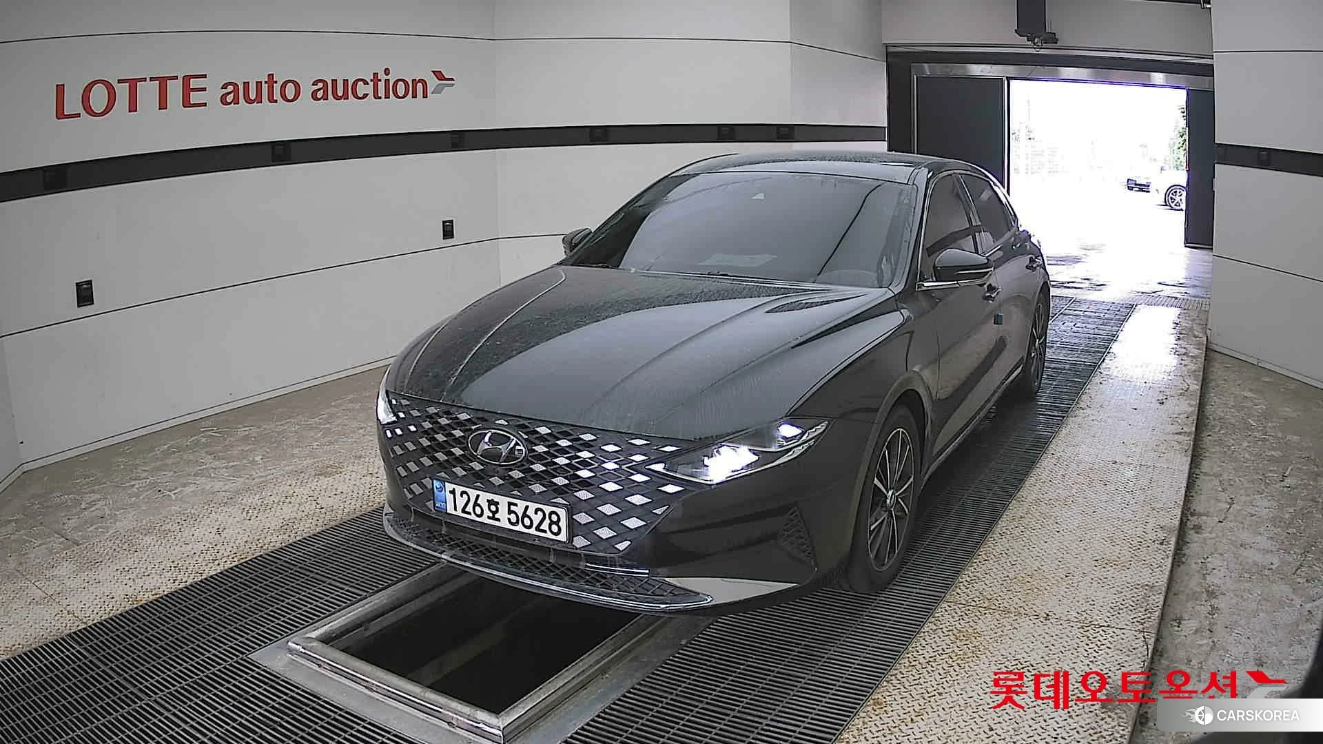 Hyundai Grandeur 2021 Черный из Кореи