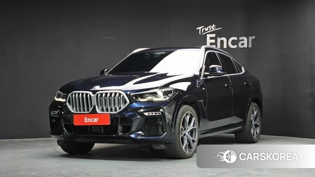 BMW X6 (G06) 2020 Синий из Кореи