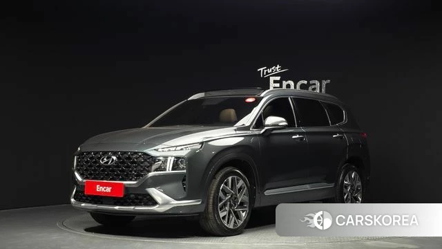 Hyundai The New Santa Fe 2021 Серый из Кореи