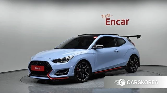 Hyundai Veloster (JS) 2018 Небесно-голубой из Кореи