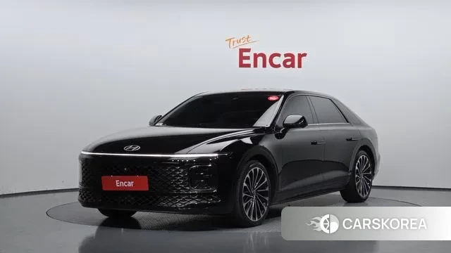 Hyundai Grandeur Hybrid (GN7) 2023 Черный из Кореи