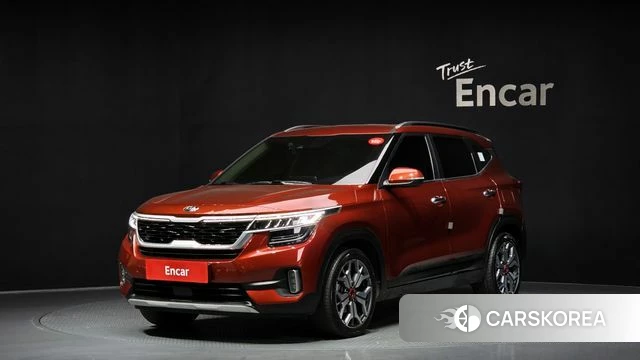 Kia Seltos 2021 Оранжевый из Кореи