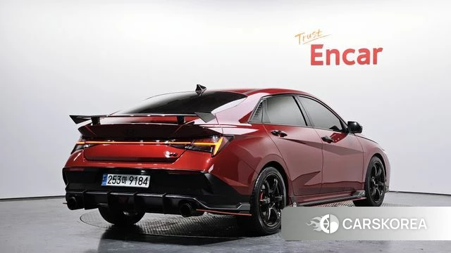 Hyundai The New Avante (CN7) 2023 Красный из Кореи