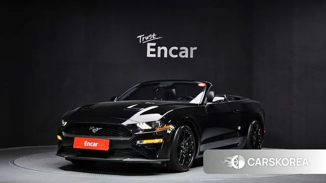 Ford Mustang 2019 Черный из Кореи