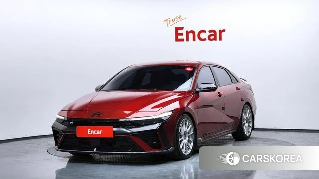 Hyundai The New Avante (CN7) 2024 Красный из Кореи