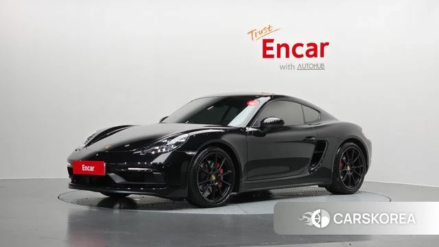 Porsche 718 Cayman 2024 Черный из Кореи