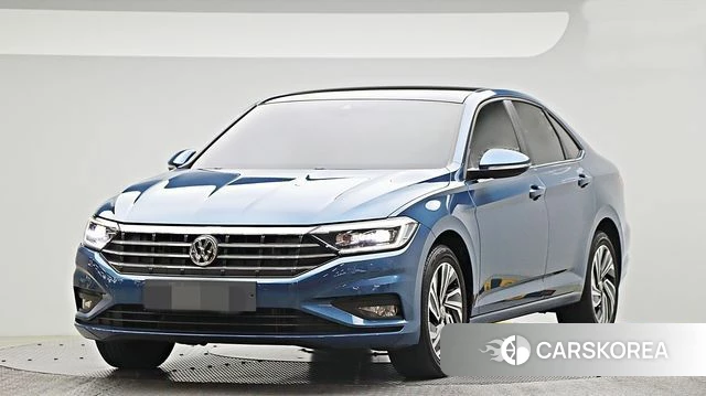Volkswagen 7th Generation of Jetta 2021 Синий из Кореи