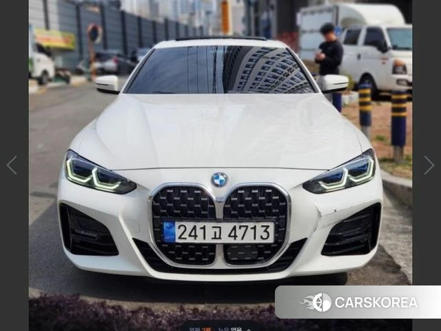 BMW 4 Series (G22) 2022 Белый из Кореи