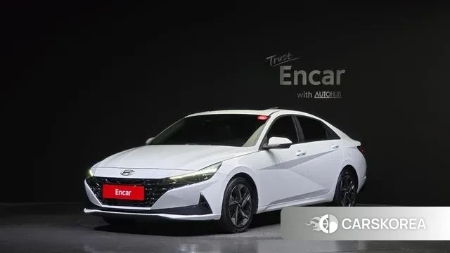 Hyundai Avante (CN7) 2020 Белый из Кореи
