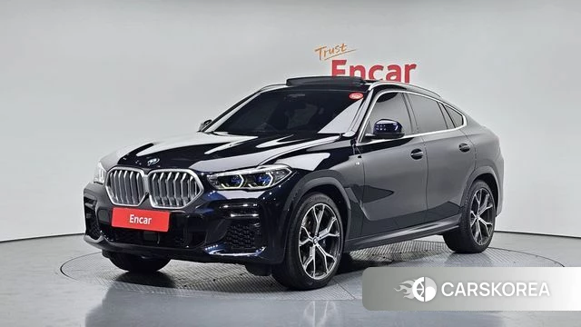 BMW X6 (G06) 2022 Синий из Кореи