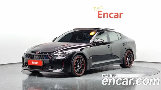 Kia Stinger 2019 Черный из Кореи