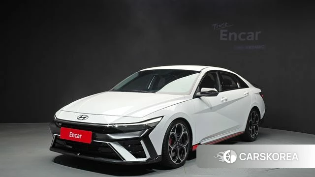 Hyundai The New Avante (CN7) 2024 Белый из Кореи