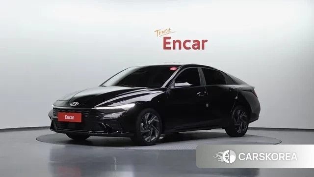 Hyundai The New Avante (CN7) 2024 Черный из Кореи