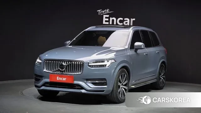 Volvo XC90 second Generation 2021 Синий из Кореи