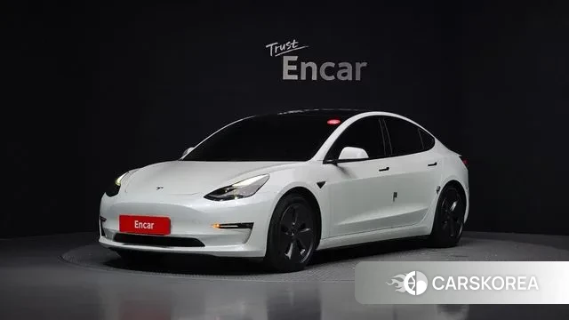 Tesla Model 3 2021 Белый из Кореи