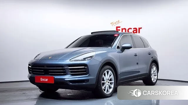 Porsche Cayenne (PO536) 2019 Небесно-голубой из Кореи