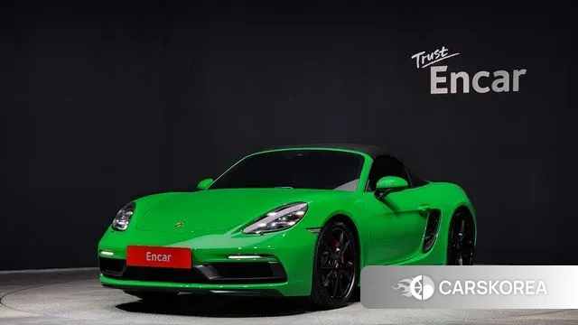 Porsche 718 Boxster 2018 Зеленый из Кореи